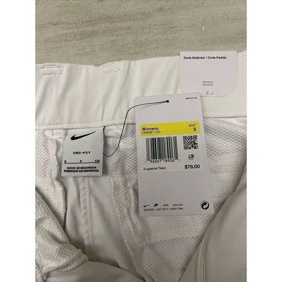 Nike DX6087-100 Women's Sz Small White Dri-FIT Victory 5" Golf Shorts - Picture 6 of 6